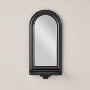 Hearth & Hand Magnolia 17" Wood
Framed Wall Mirror with Shelf Black